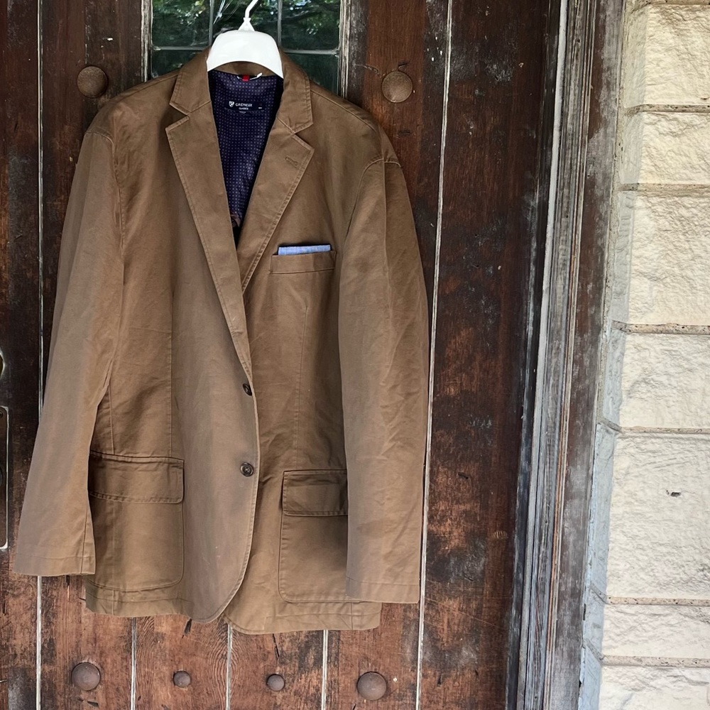 cremieux | Classic cotton blazer /sport coat unlined washable